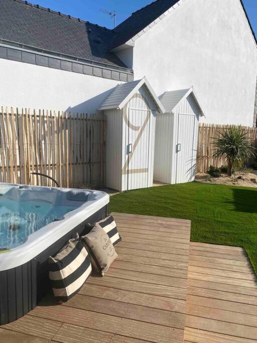 La Cabane De La Plage Quiberon Extérieur photo